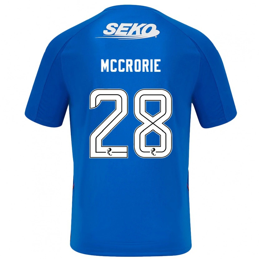 Danxen Kinderen Robby Mccrorie #28 Donkerblauw Thuisshirt Thuistenue 2024/25 T-Shirt