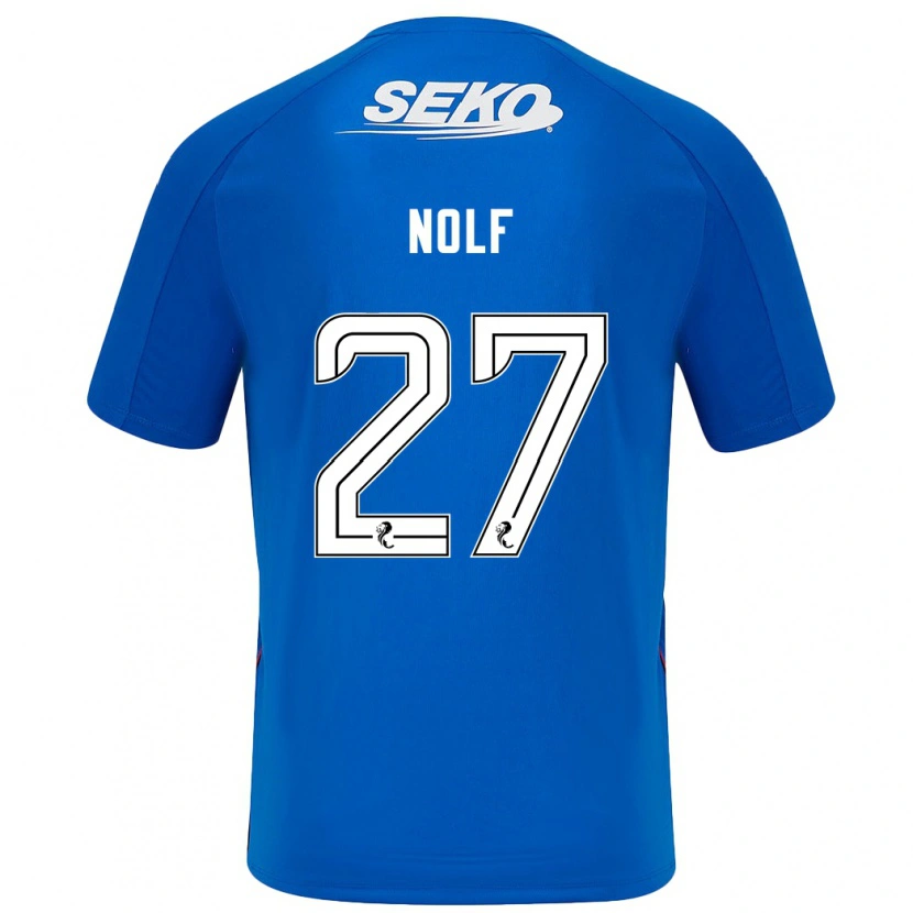 Danxen Kinderen Madeline Nolf #27 Donkerblauw Thuisshirt Thuistenue 2024/25 T-Shirt