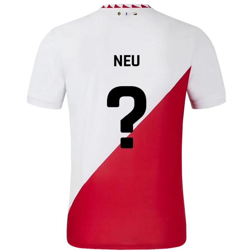 Danxen Kinderen Luca Neu #0 Wit Rood Thuisshirt Thuistenue 2024/25 T-Shirt