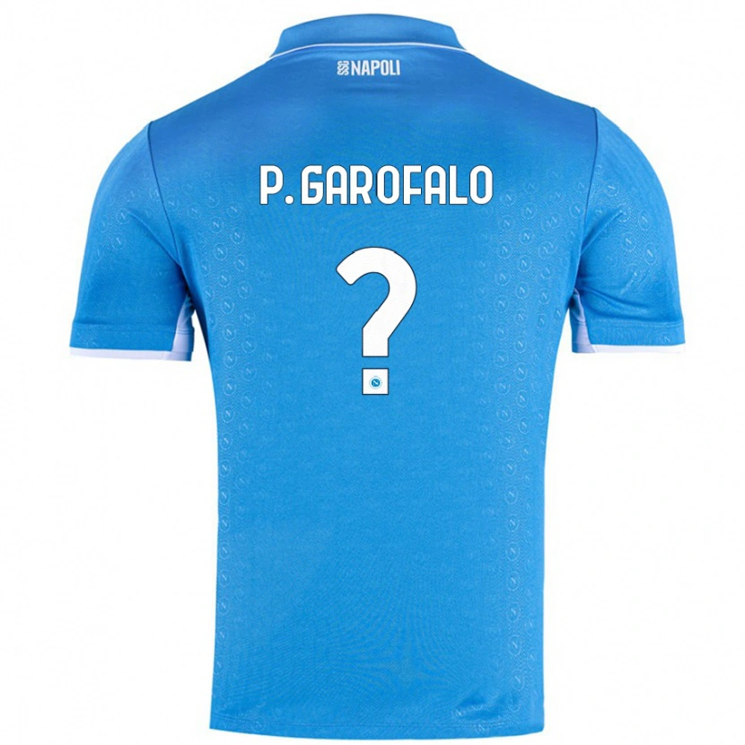 Danxen Kinderen Pasquale Garofalo #0 Hemelsblauw Thuisshirt Thuistenue 2024/25 T-Shirt