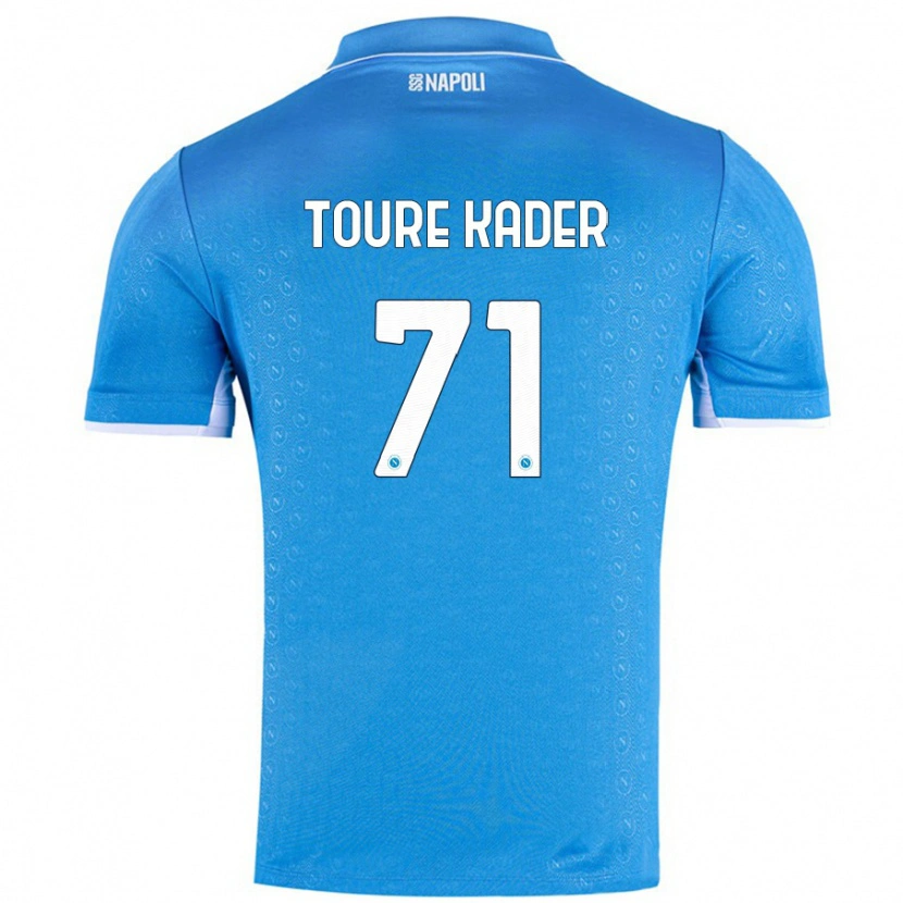 Danxen Kinderen Aziz Toure Kader #71 Hemelsblauw Thuisshirt Thuistenue 2024/25 T-Shirt