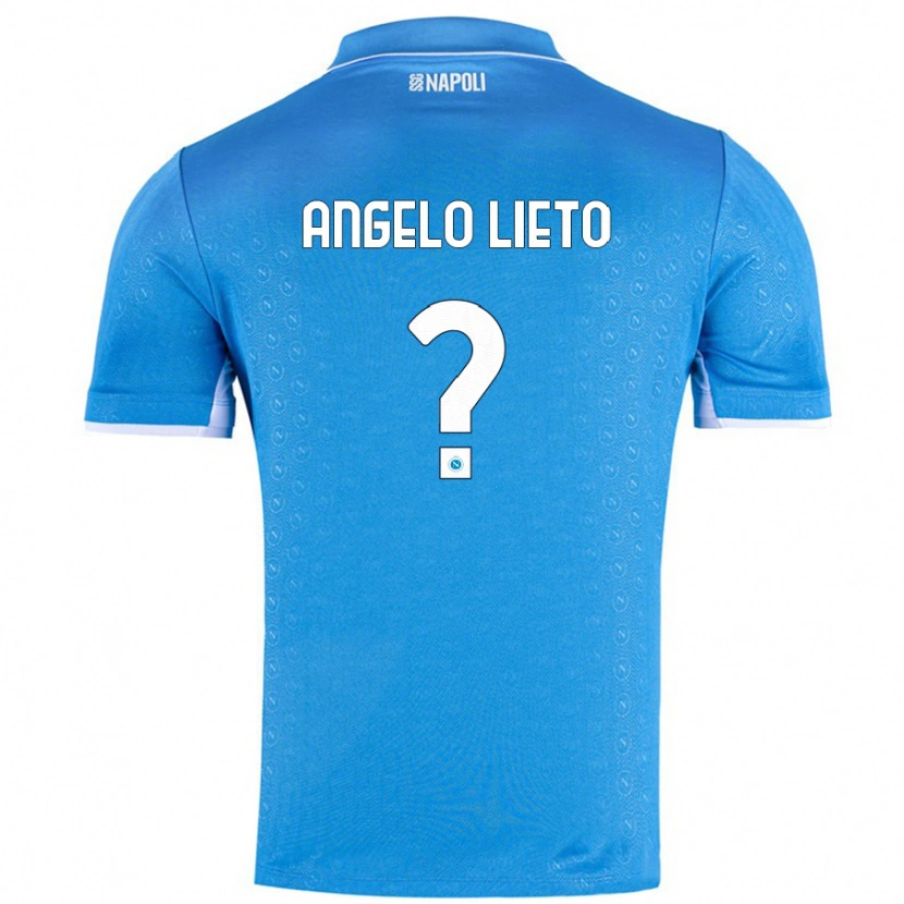 Danxen Kinderen Angelo Lieto #0 Hemelsblauw Thuisshirt Thuistenue 2024/25 T-Shirt