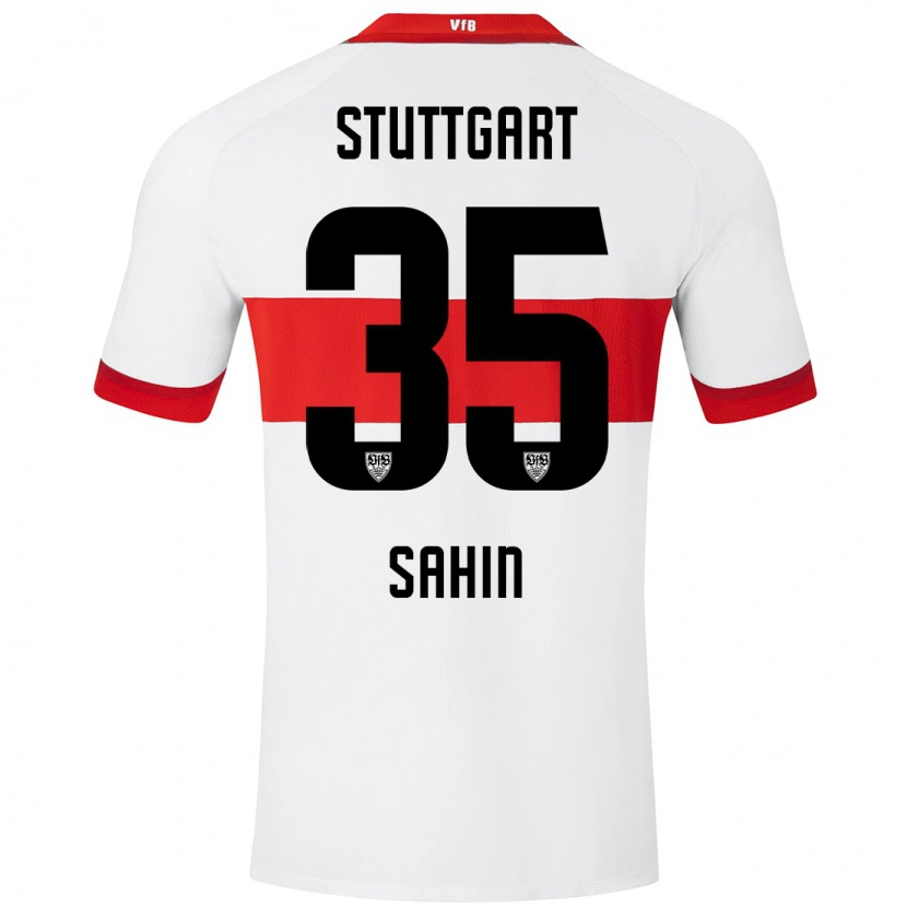 Danxen Kinderen Mehmet Sahin #35 Wit Rood Thuisshirt Thuistenue 2024/25 T-Shirt