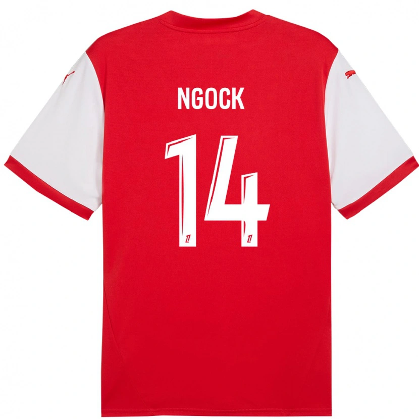 Danxen Kinderen Monique Ngock #14 Rood Wit Thuisshirt Thuistenue 2024/25 T-Shirt