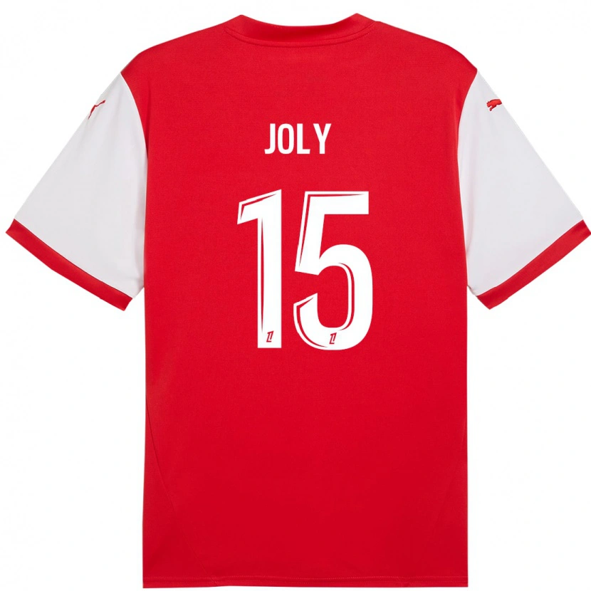 Danxen Kinderen Lou-Ann Joly #15 Rood Wit Thuisshirt Thuistenue 2024/25 T-Shirt