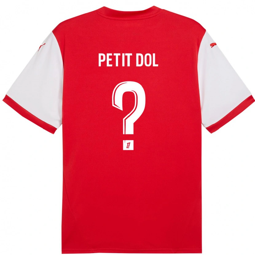 Danxen Kinderen Alvin Petit Dol #0 Rood Wit Thuisshirt Thuistenue 2024/25 T-Shirt