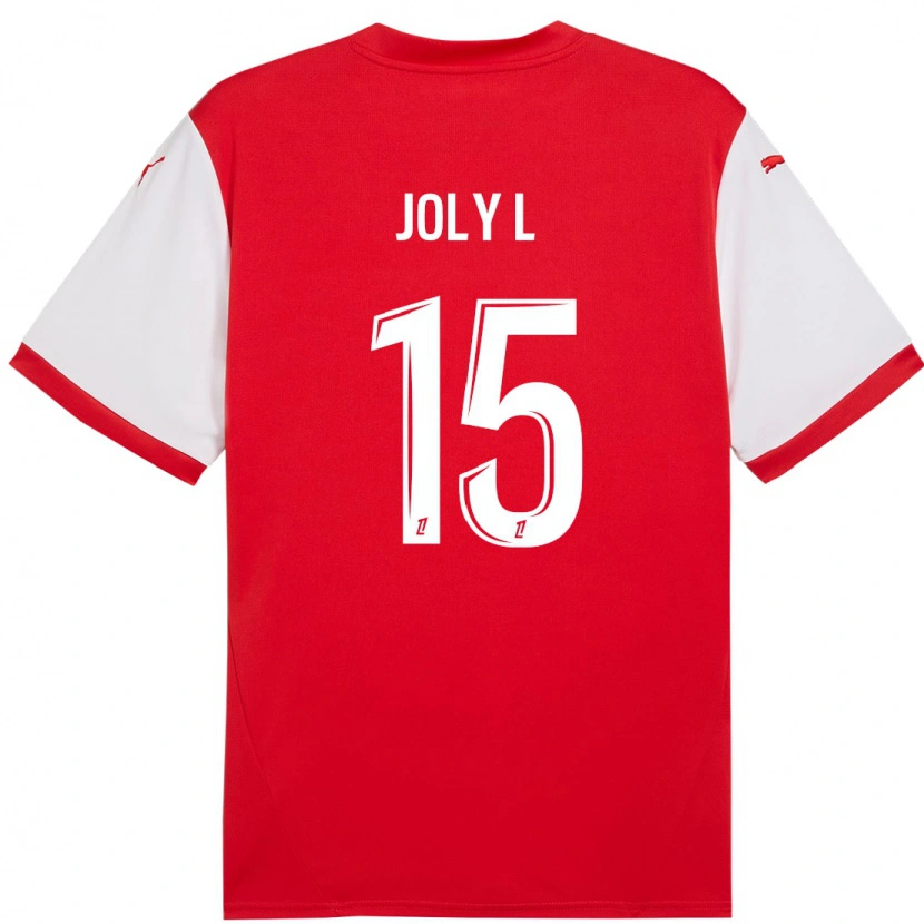 Danxen Kinderen Lou Ann Joly #15 Rood Wit Thuisshirt Thuistenue 2024/25 T-Shirt