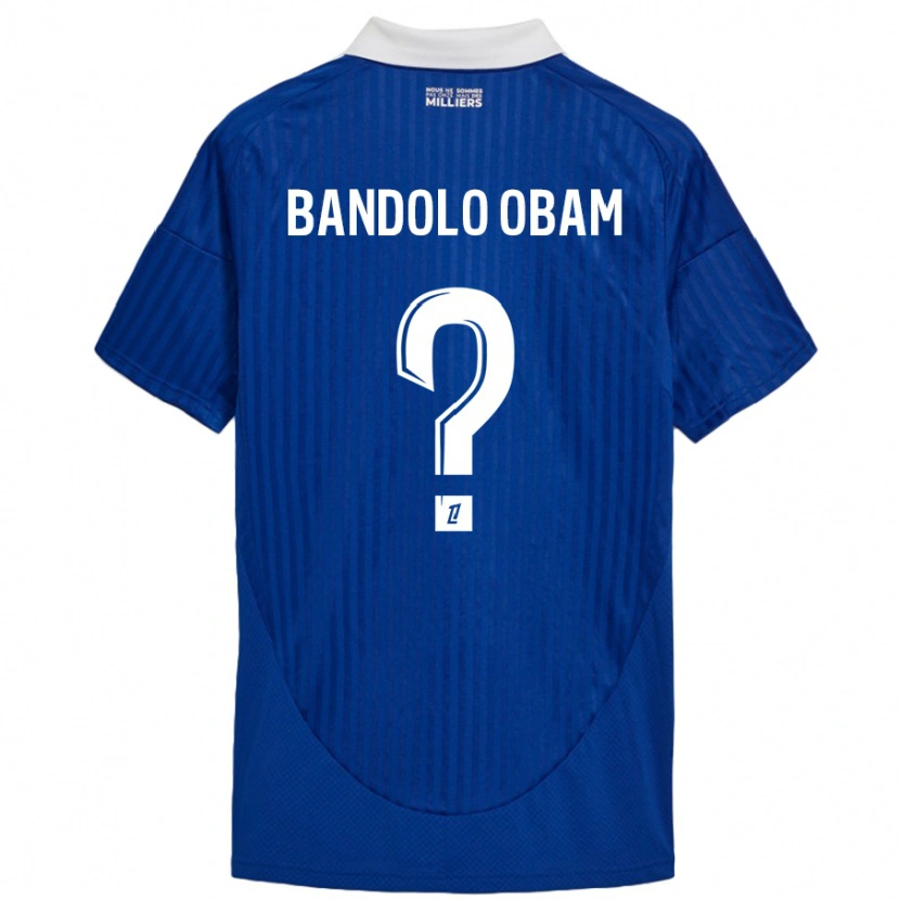 Danxen Kinderen Randy Bandolo Obam #0 Blauw Wit Thuisshirt Thuistenue 2024/25 T-Shirt