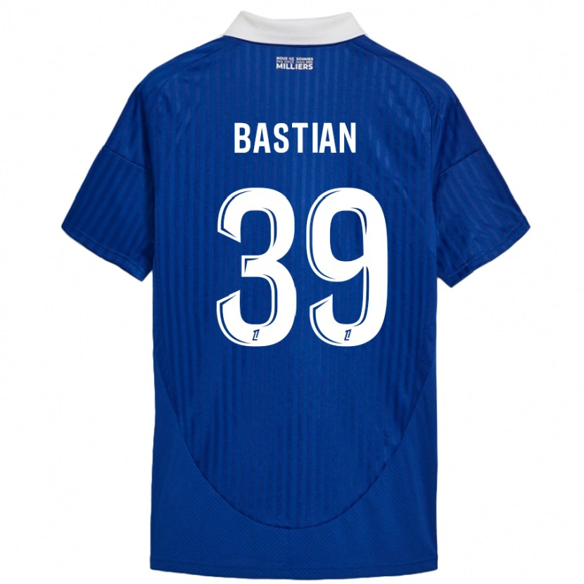 Danxen Kinderen Maxime Bastian #39 Blauw Wit Thuisshirt Thuistenue 2024/25 T-Shirt