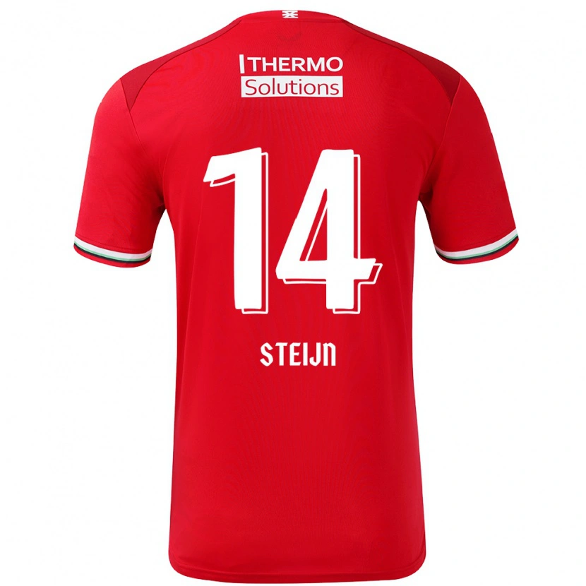 Danxen Kinderen Sem Steijn #14 Rood Wit Thuisshirt Thuistenue 2024/25 T-Shirt