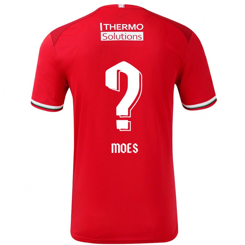 Danxen Kinderen Lucas Moes #0 Rood Wit Thuisshirt Thuistenue 2024/25 T-Shirt