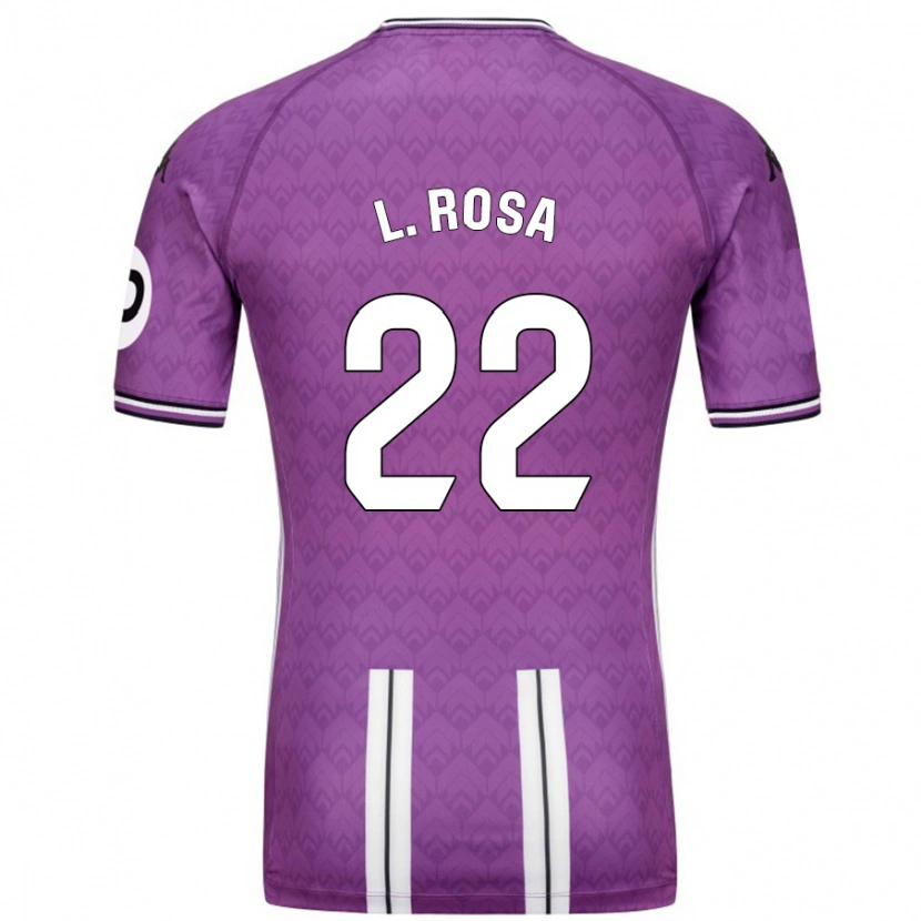 Danxen Kinderen Lucas Rosa #22 Paars Wit Thuisshirt Thuistenue 2024/25 T-Shirt