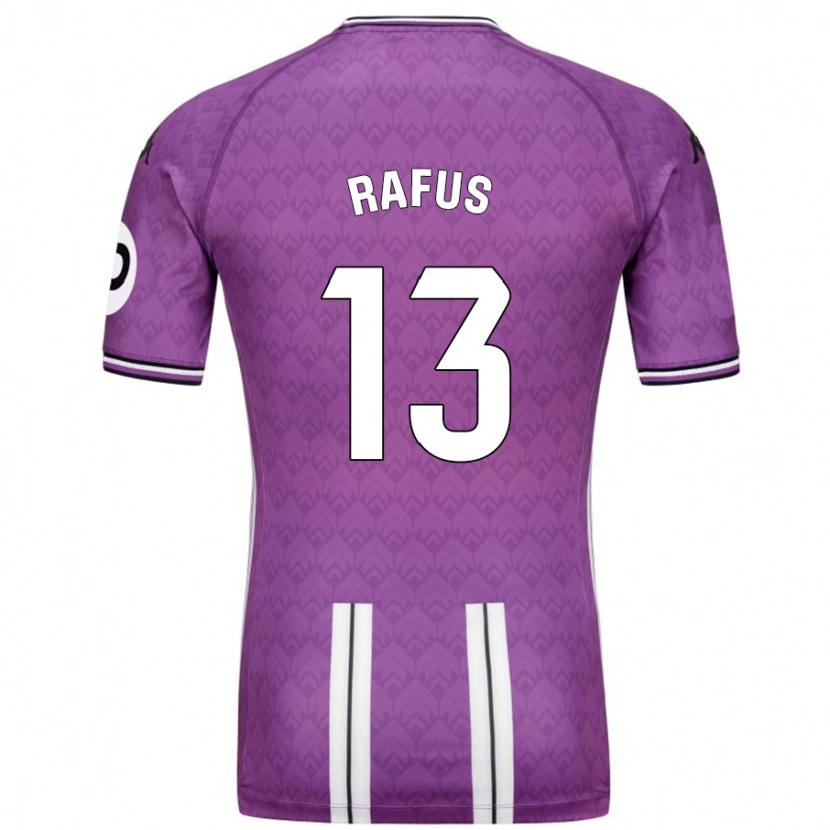 Danxen Kinderen Arnau Rafús #13 Paars Wit Thuisshirt Thuistenue 2024/25 T-Shirt