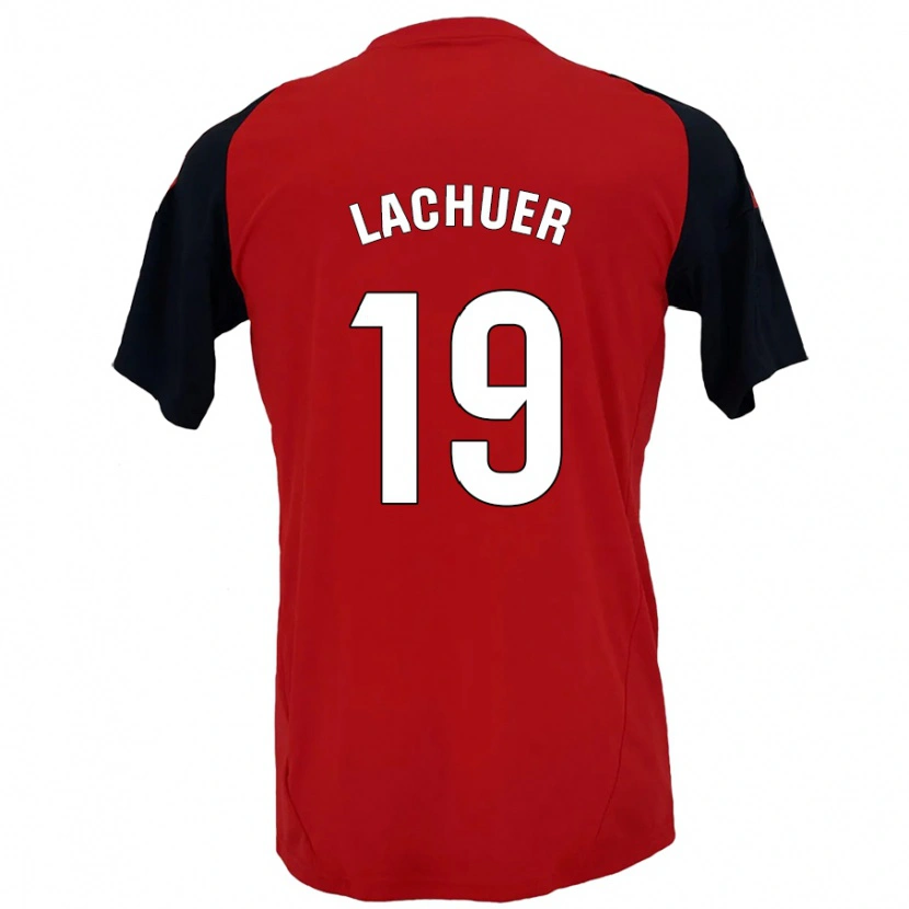 Danxen Kinderen Mathis Lachuer #19 Rood Zwart Thuisshirt Thuistenue 2024/25 T-Shirt