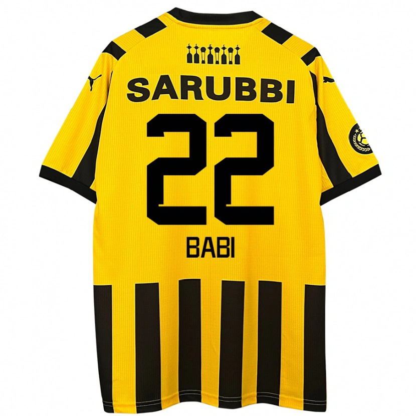 Danxen Kinderen Matheus Babi #22 Geel Zwart Thuisshirt Thuistenue 2024/25 T-Shirt