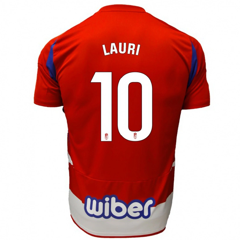 Danxen Kinderen Lauri #10 Rood Wit Blauw Thuisshirt Thuistenue 2024/25 T-Shirt