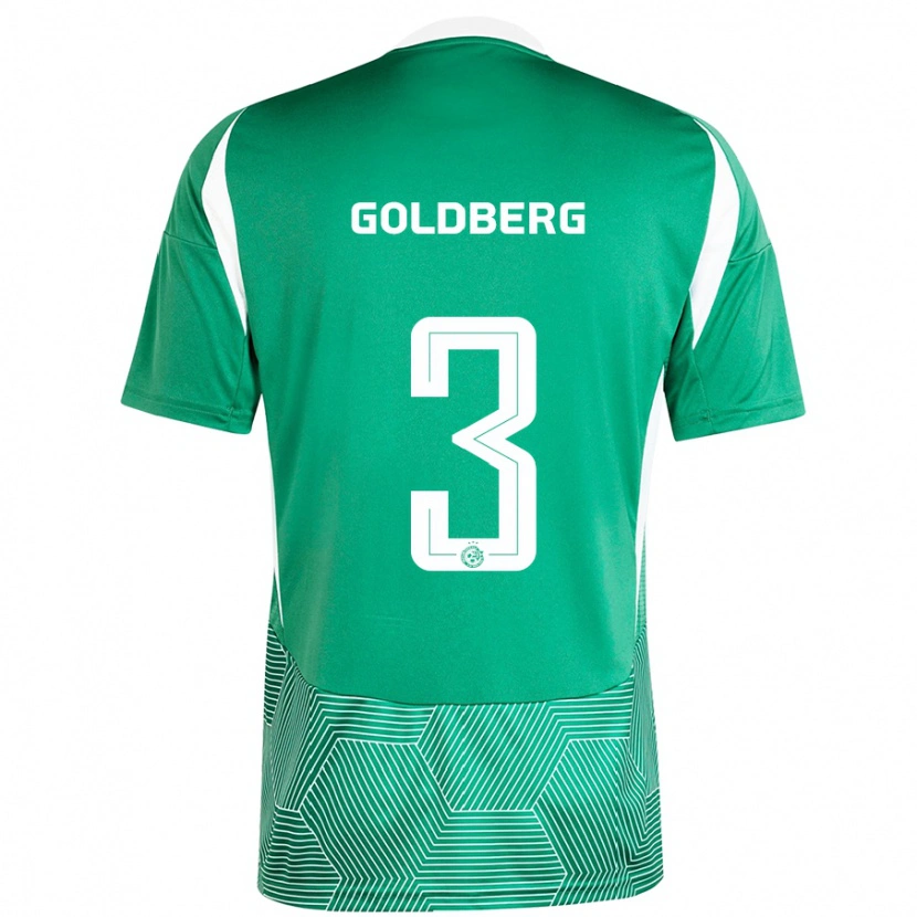 Danxen Kinderen Shon Goldberg #3 Groen Wit Thuisshirt Thuistenue 2024/25 T-Shirt