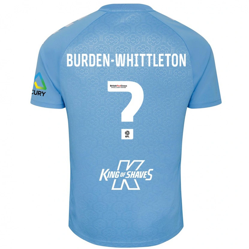 Danxen Kinderen Charlie Burden-Whittleton #0 Blauw Wit Thuisshirt Thuistenue 2024/25 T-Shirt