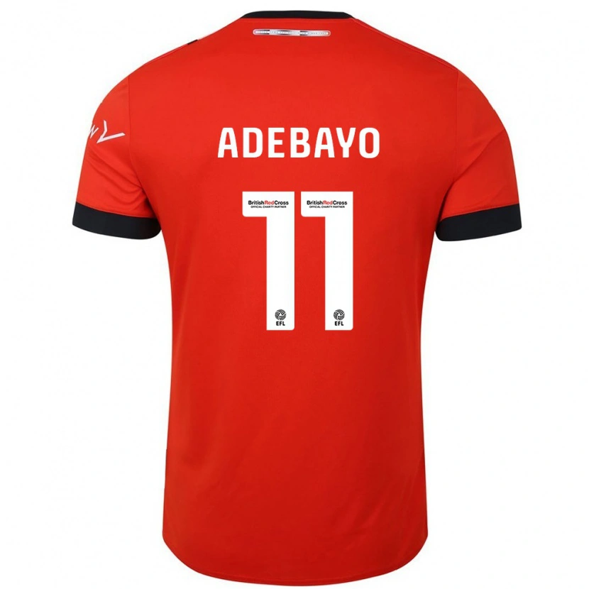 Danxen Kinderen Elijah Adebayo #11 Oranje Zwart Thuisshirt Thuistenue 2024/25 T-Shirt