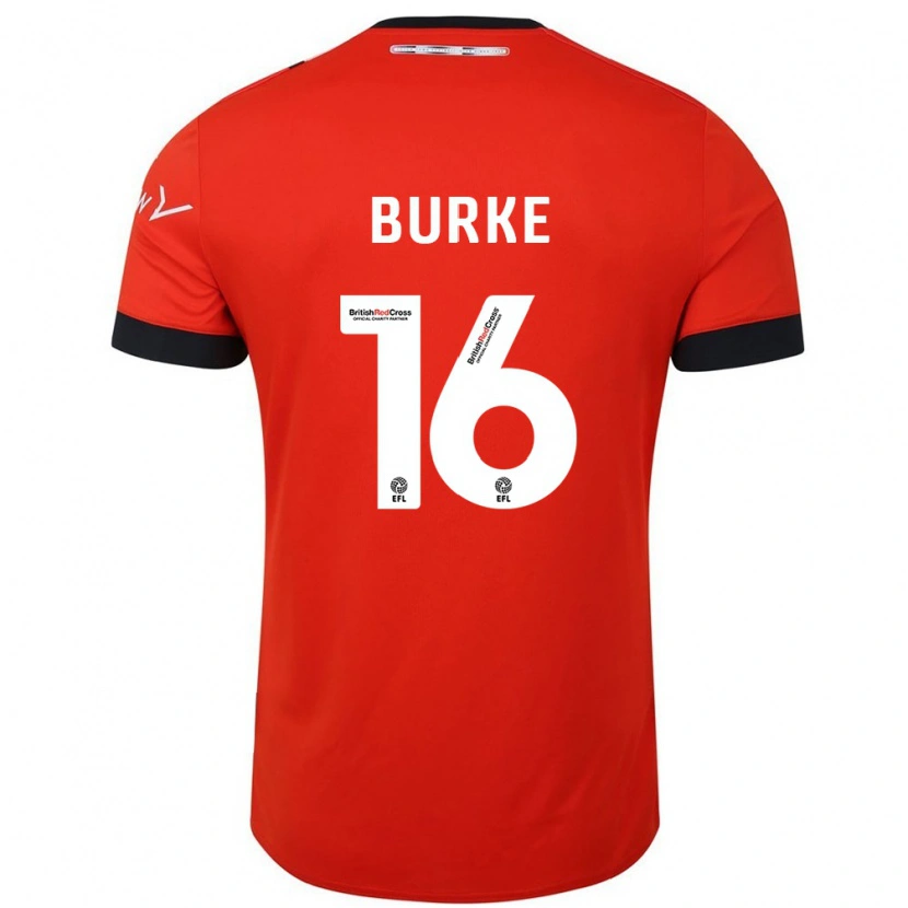 Danxen Kinderen Reece Burke #16 Oranje Zwart Thuisshirt Thuistenue 2024/25 T-Shirt