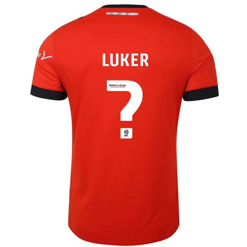 Danxen Kinderen Jayden Luker #0 Oranje Zwart Thuisshirt Thuistenue 2024/25 T-Shirt