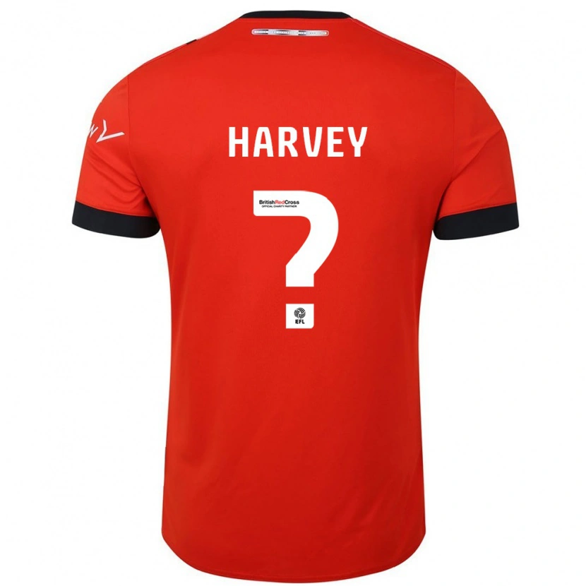 Danxen Kinderen Isaiah Harvey #0 Oranje Zwart Thuisshirt Thuistenue 2024/25 T-Shirt