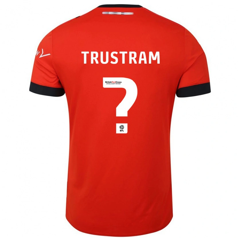 Danxen Kinderen Charlie Trustram #0 Oranje Zwart Thuisshirt Thuistenue 2024/25 T-Shirt