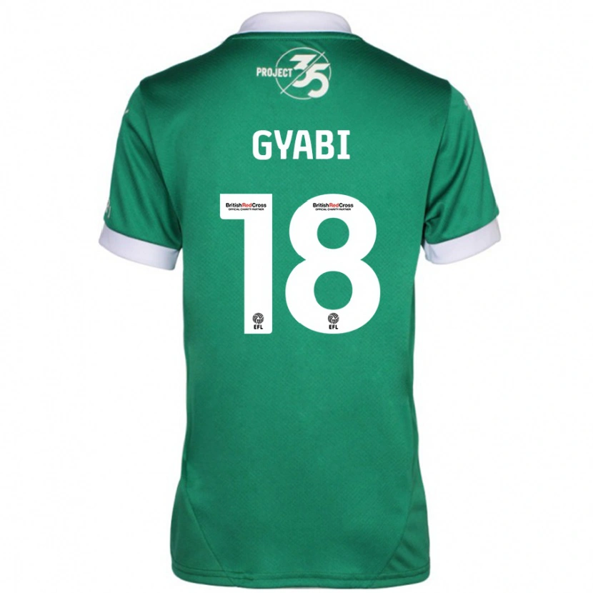 Danxen Kinderen Darko Gyabi #18 Groen Wit Thuisshirt Thuistenue 2024/25 T-Shirt