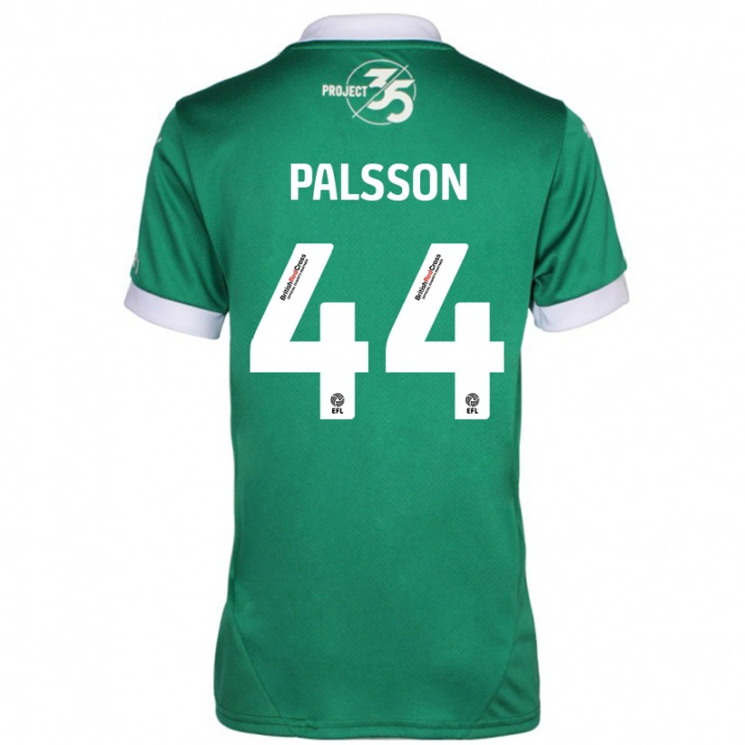 Danxen Kinderen Victor Pálsson #44 Groen Wit Thuisshirt Thuistenue 2024/25 T-Shirt