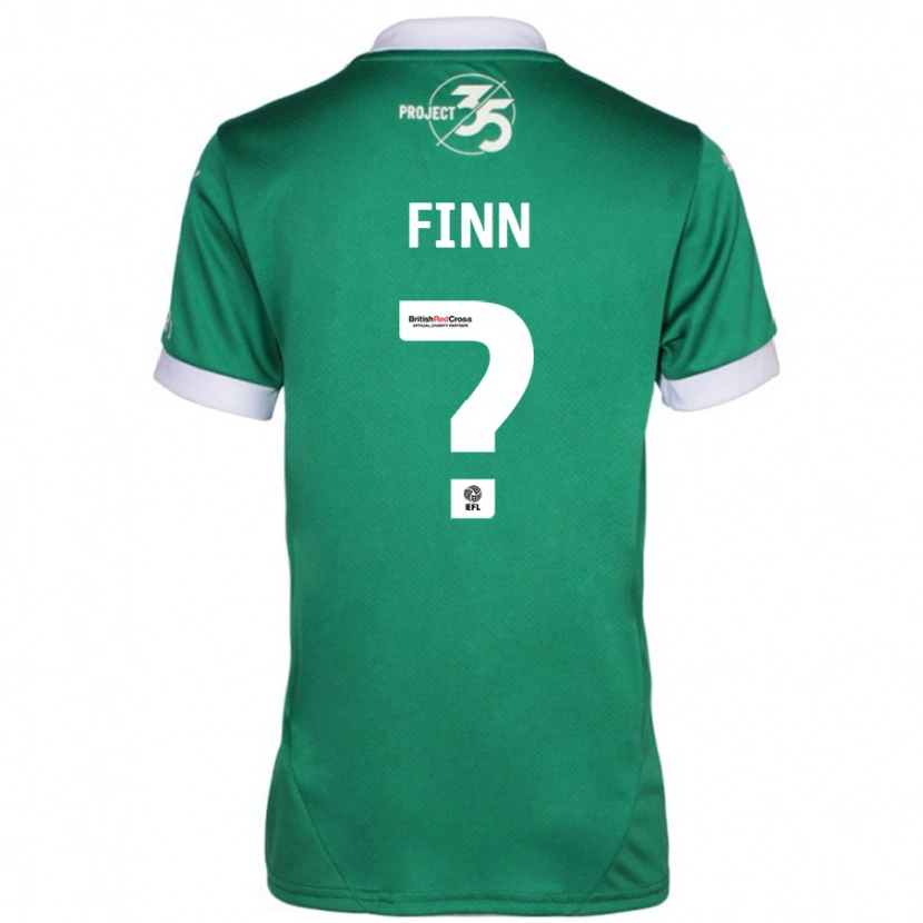 Danxen Kinderen Tegan Finn #0 Groen Wit Thuisshirt Thuistenue 2024/25 T-Shirt