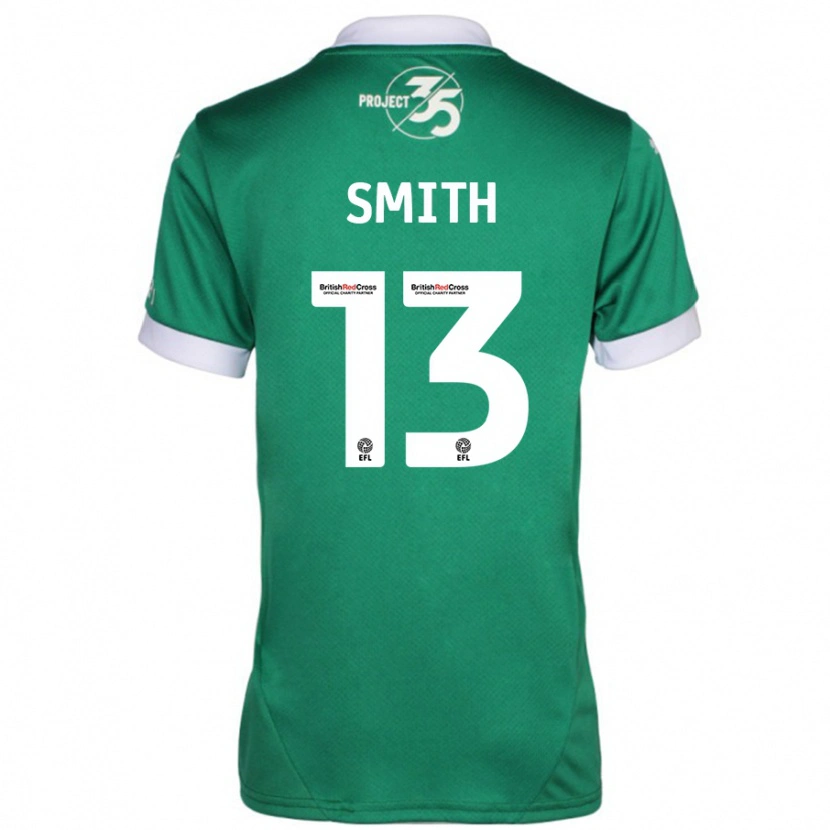 Danxen Kinderen Grace Smith #13 Groen Wit Thuisshirt Thuistenue 2024/25 T-Shirt