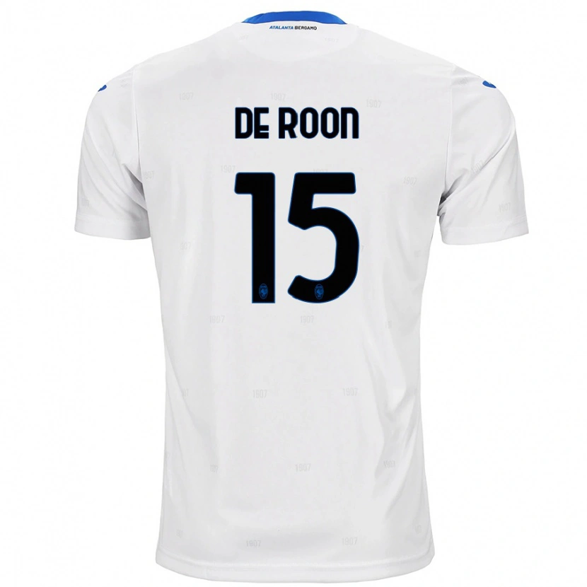 Danxen Kinderen Marten De Roon #15 Wit Uitshirt Uittenue 2024/25 T-Shirt