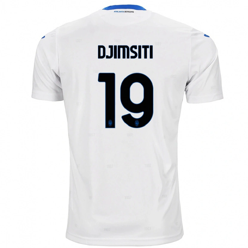 Danxen Kinderen Berat Djimsiti #19 Wit Uitshirt Uittenue 2024/25 T-Shirt