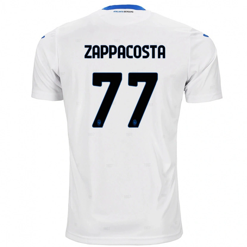 Danxen Kinderen Davide Zappacosta #77 Wit Uitshirt Uittenue 2024/25 T-Shirt