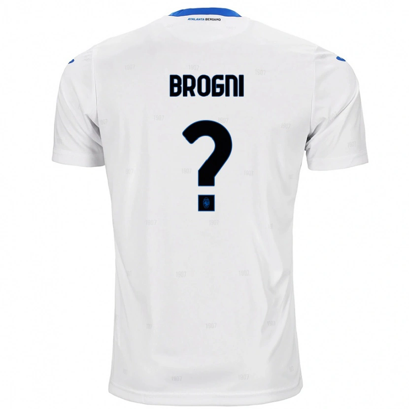 Danxen Kinderen Giorgio Brogni #0 Wit Uitshirt Uittenue 2024/25 T-Shirt