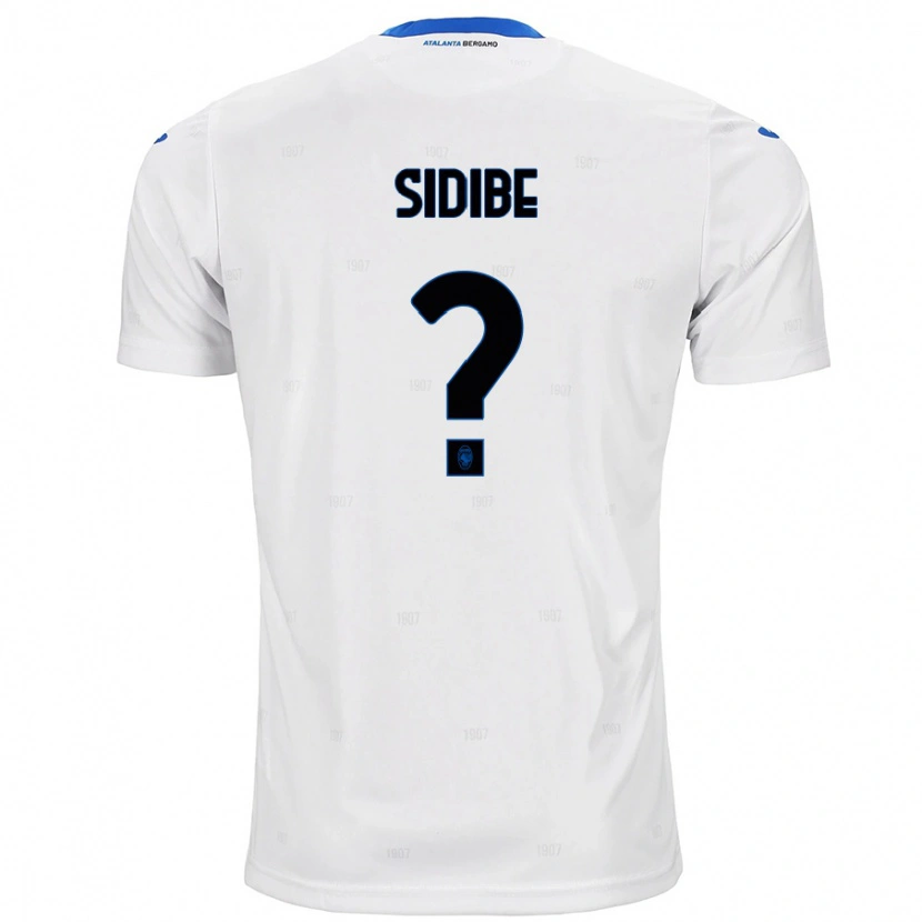 Danxen Kinderen Alassane Sidibe #0 Wit Uitshirt Uittenue 2024/25 T-Shirt