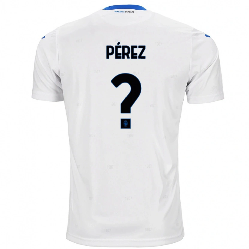 Danxen Kinderen David Pérez #0 Wit Uitshirt Uittenue 2024/25 T-Shirt