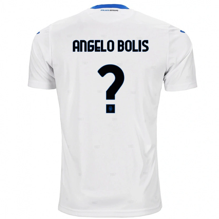 Danxen Kinderen Tommaso Angelo Bolis #0 Wit Uitshirt Uittenue 2024/25 T-Shirt