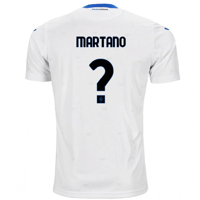 Danxen Kinderen Aldo Martano #0 Wit Uitshirt Uittenue 2024/25 T-Shirt