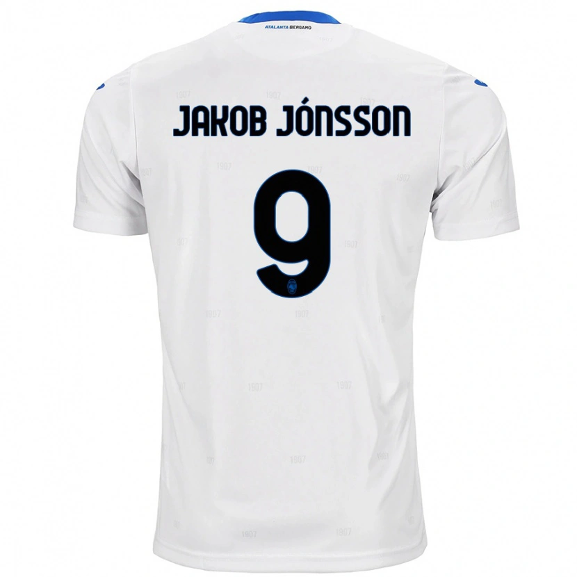 Danxen Kinderen Birkir Jakob Jónsson #9 Wit Uitshirt Uittenue 2024/25 T-Shirt