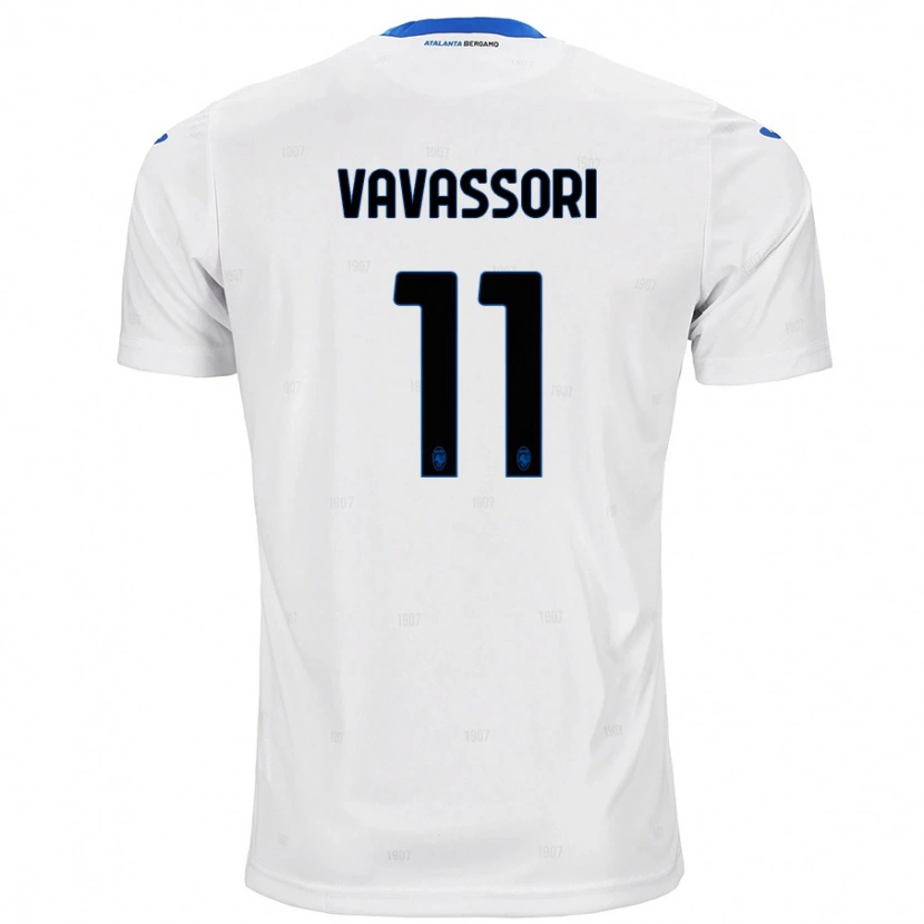 Danxen Kinderen Dominic Vavassori #11 Wit Uitshirt Uittenue 2024/25 T-Shirt