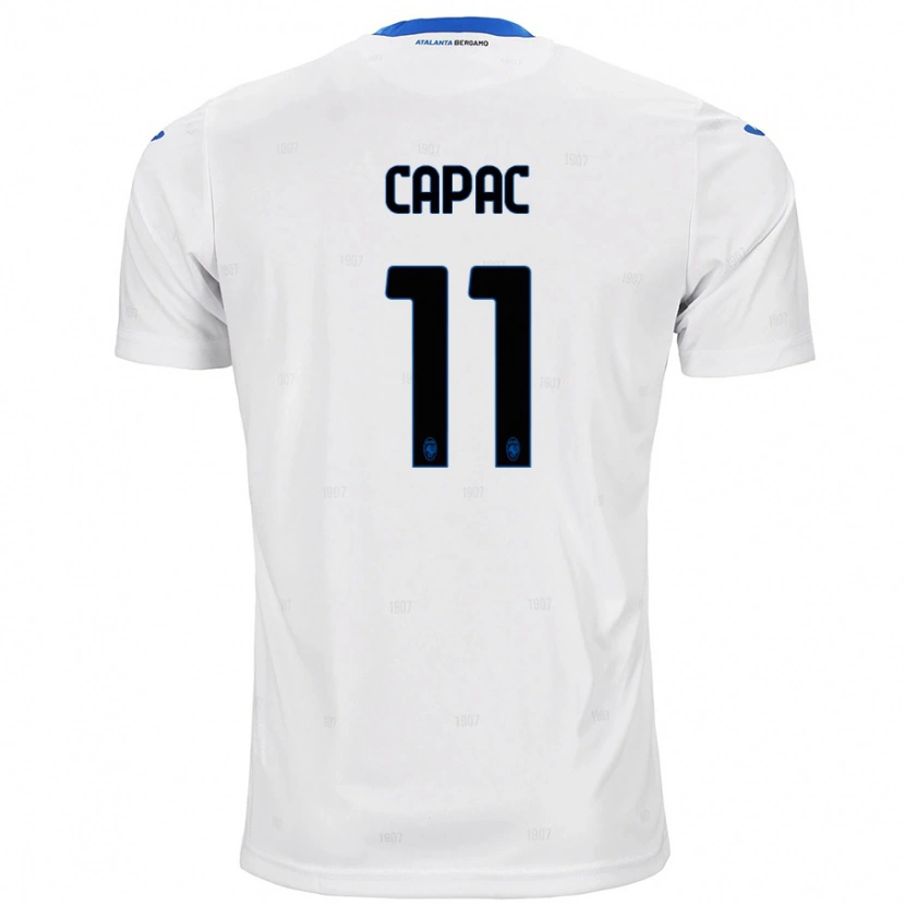 Danxen Kinderen Alexandru Capac #11 Wit Uitshirt Uittenue 2024/25 T-Shirt