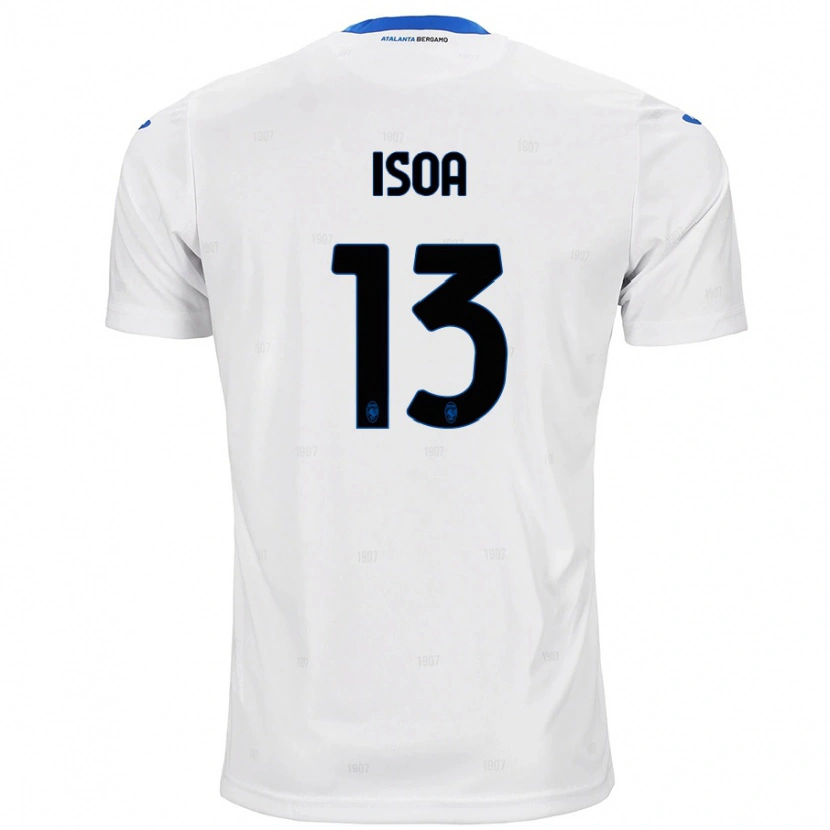 Danxen Kinderen Isaac Isoa #13 Wit Uitshirt Uittenue 2024/25 T-Shirt