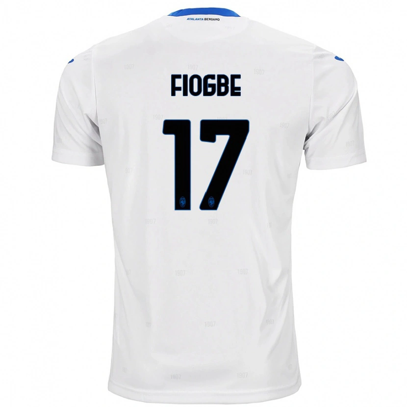 Danxen Kinderen Candas Fiogbe #17 Wit Uitshirt Uittenue 2024/25 T-Shirt