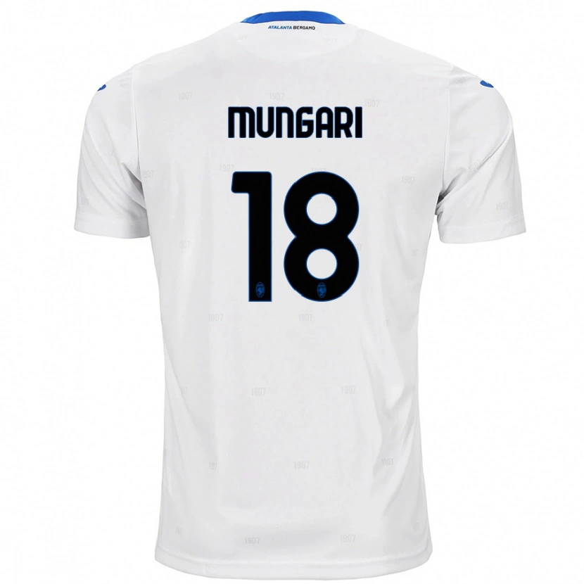 Danxen Kinderen Giuseppe Mungari #18 Wit Uitshirt Uittenue 2024/25 T-Shirt