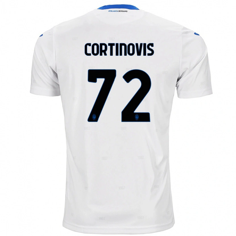 Danxen Kinderen Alessandro Cortinovis #72 Wit Uitshirt Uittenue 2024/25 T-Shirt