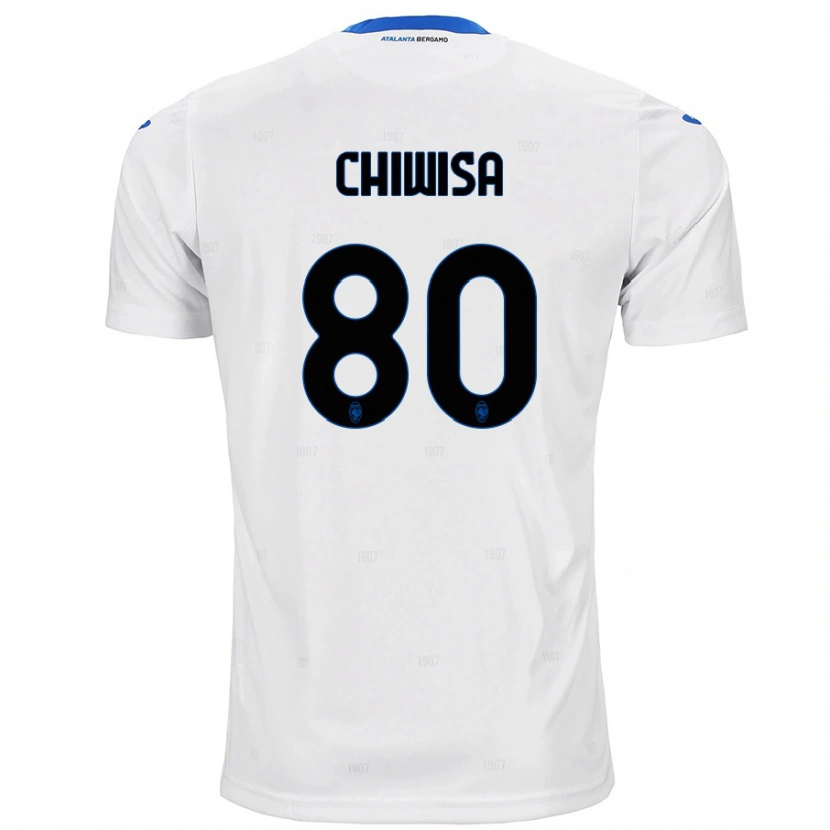 Danxen Kinderen Mannah Chiwisa #80 Wit Uitshirt Uittenue 2024/25 T-Shirt