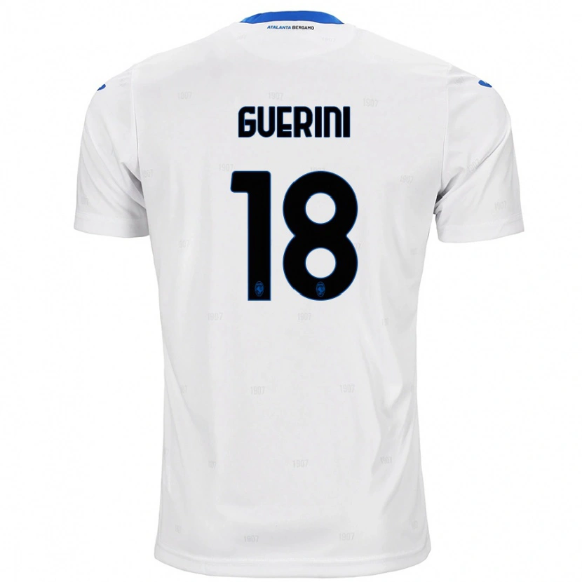 Danxen Kinderen Alessio Guerini #18 Wit Uitshirt Uittenue 2024/25 T-Shirt