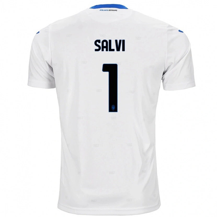 Danxen Kinderen Margherita Salvi #1 Wit Uitshirt Uittenue 2024/25 T-Shirt