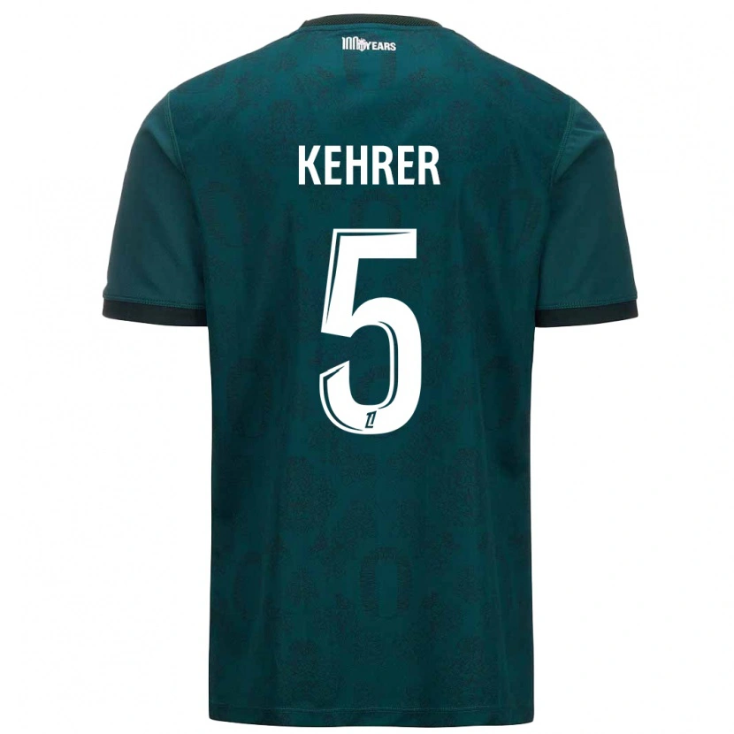 Danxen Kinderen Thilo Kehrer #5 Donkergroen Uitshirt Uittenue 2024/25 T-Shirt